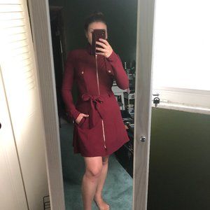 Red Zip Up Dress - NEW!